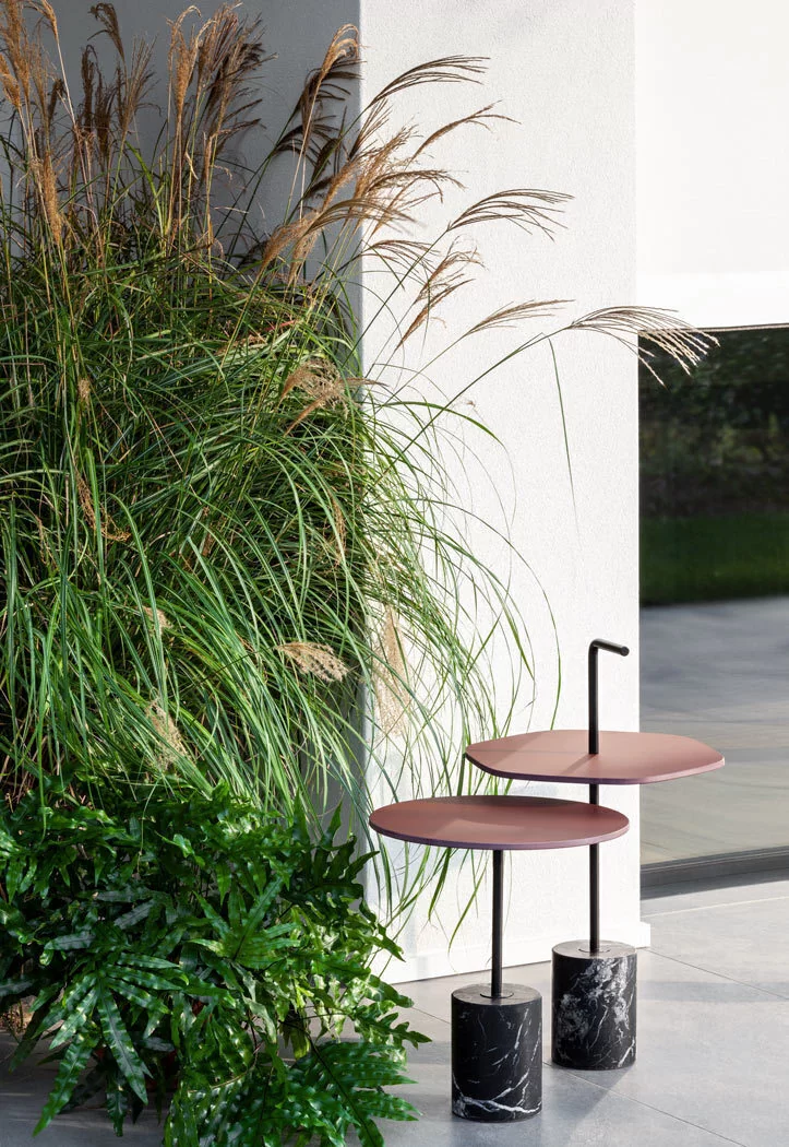 Marble outdoor cheap side table