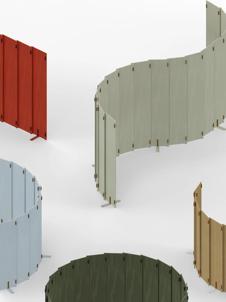 WOD - modular space divider by Lapalma