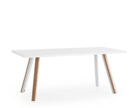 ORI Rectangle: office desk 80x180 ÷ 210 H74 - Lapalma
