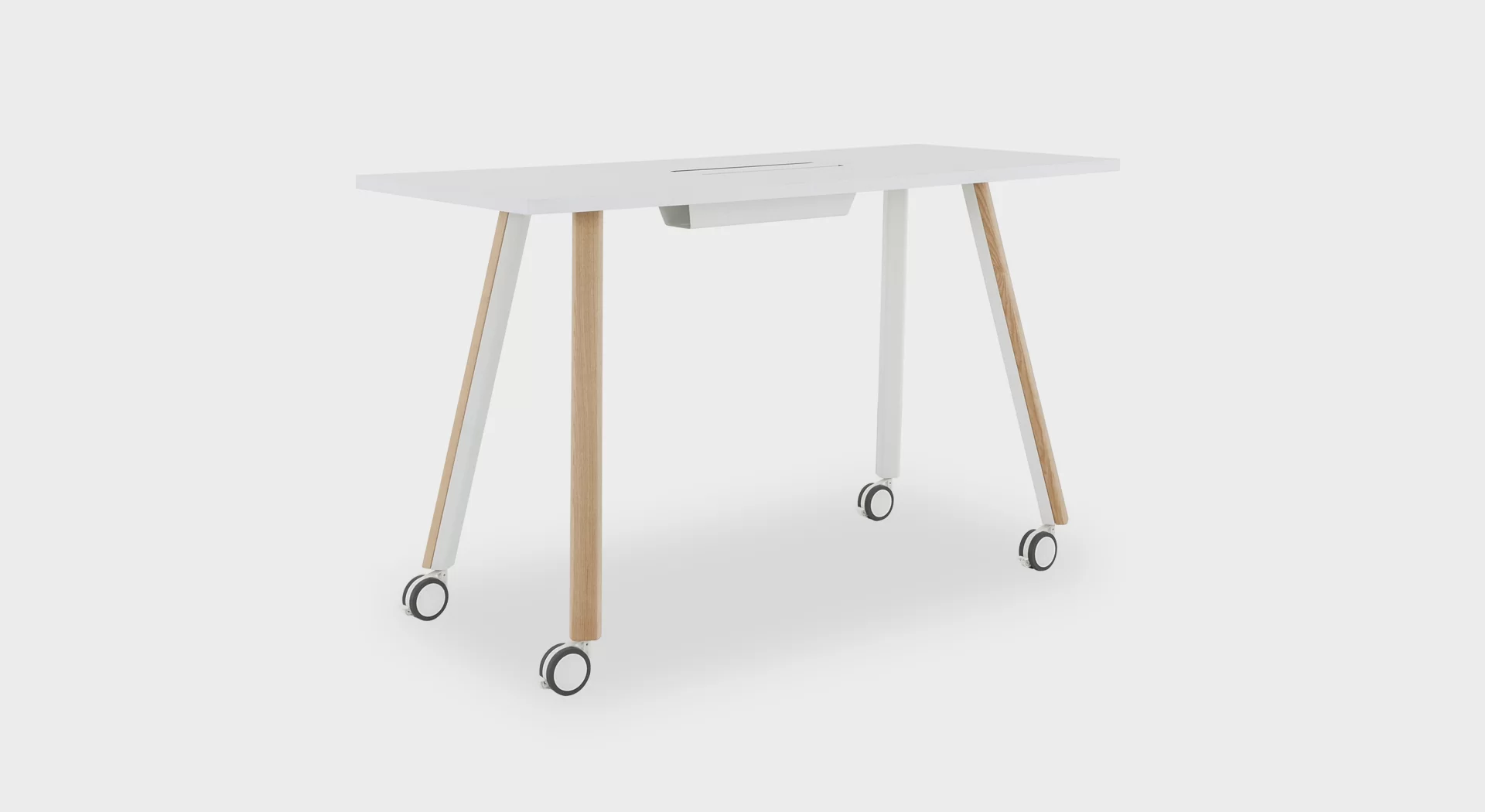 ORI Rectangle high: High rectangular table 80x180 ÷ 210 H108 - Lapalma