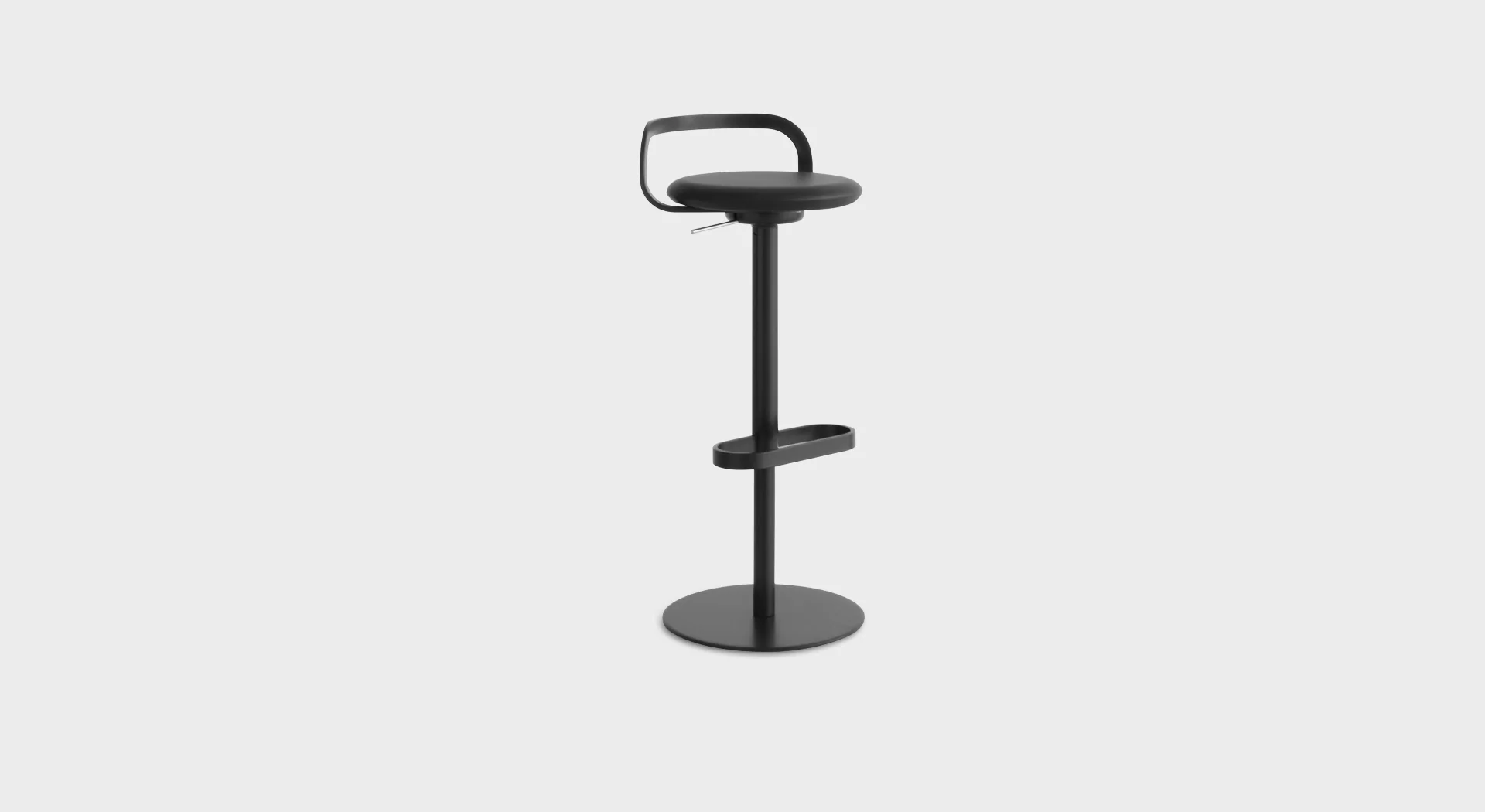 MAK S110 | Upholstered stool: swivel and height-adjustable H55