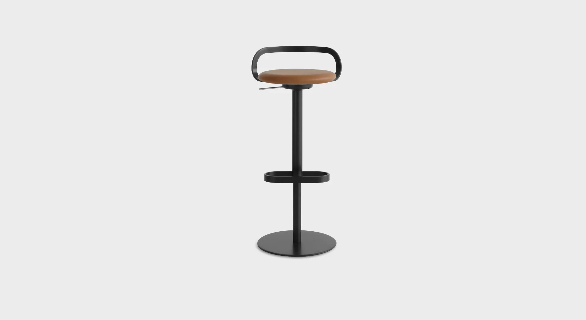 LOCKFIELD　LFE MULTI STOOL MAK S110 | Upholstered stool: swivel and height-adjustable H55