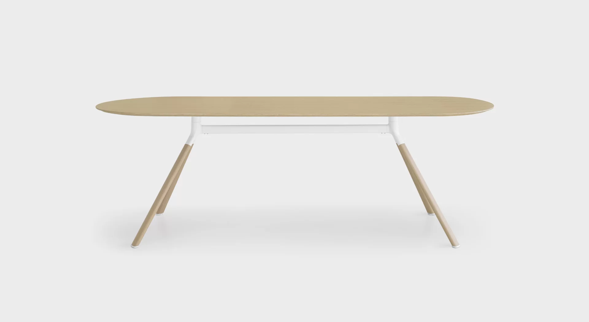 FORK P128 | Minimalist dining room table: with wood or Fenix top