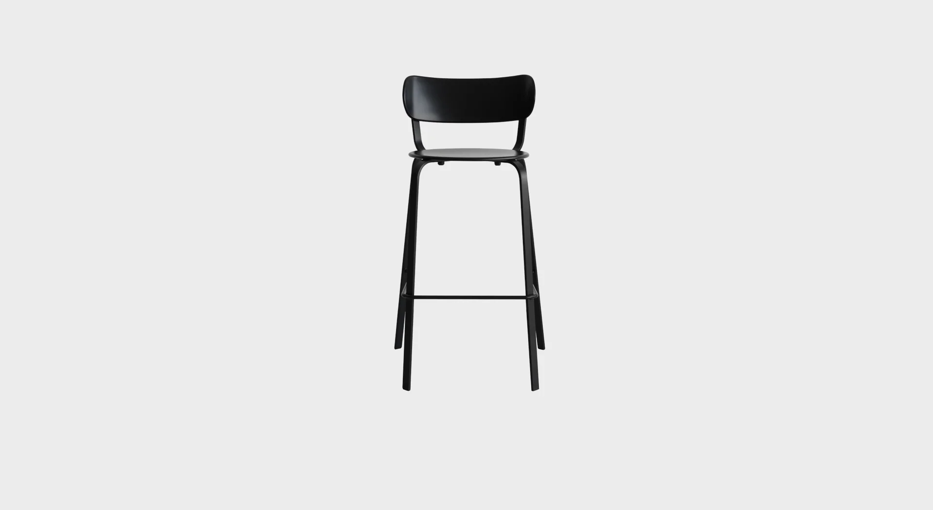 STIL S49 | Powder-coated metal stool: For the home or restaurants