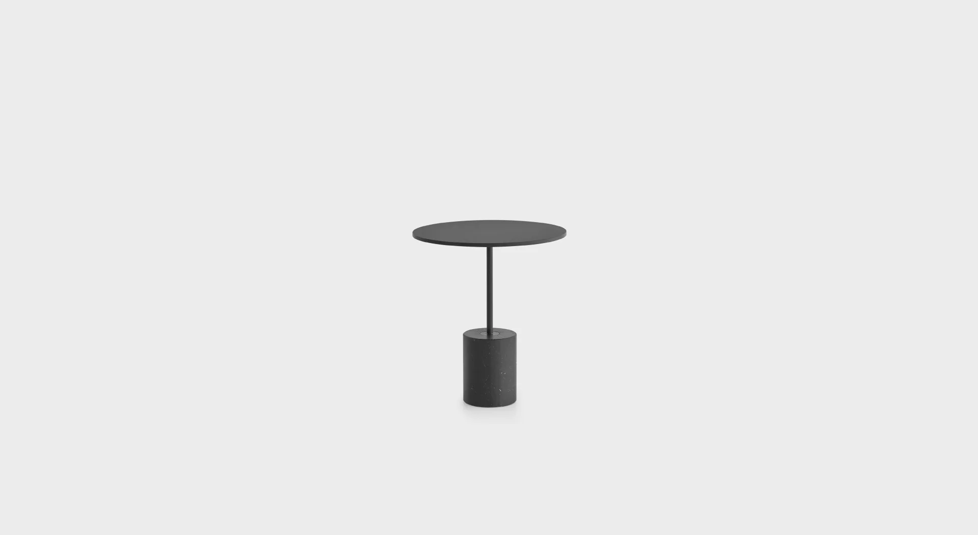 JEY T40 | Small designer table: With marble base H.45 - Lapalma