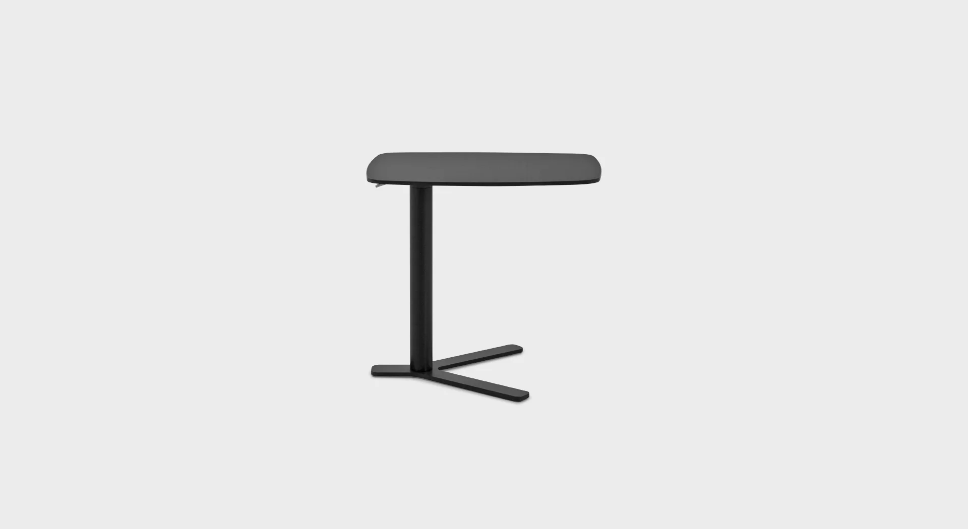 Yo Side Table Rectangle YO T80E | Rounded-corner rectangular side table: Height-adjustable ...