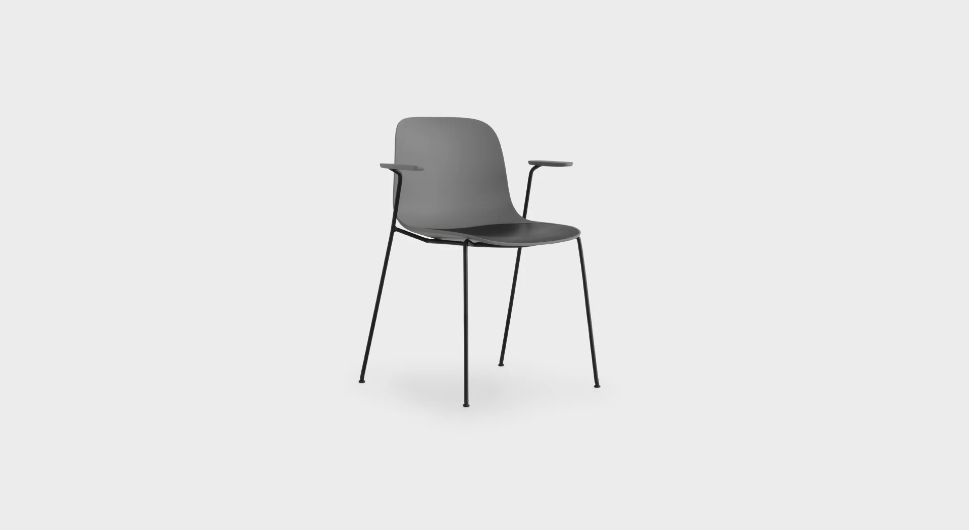 SEELA S316 | Conference chair: stackable with armrests - Lapalma