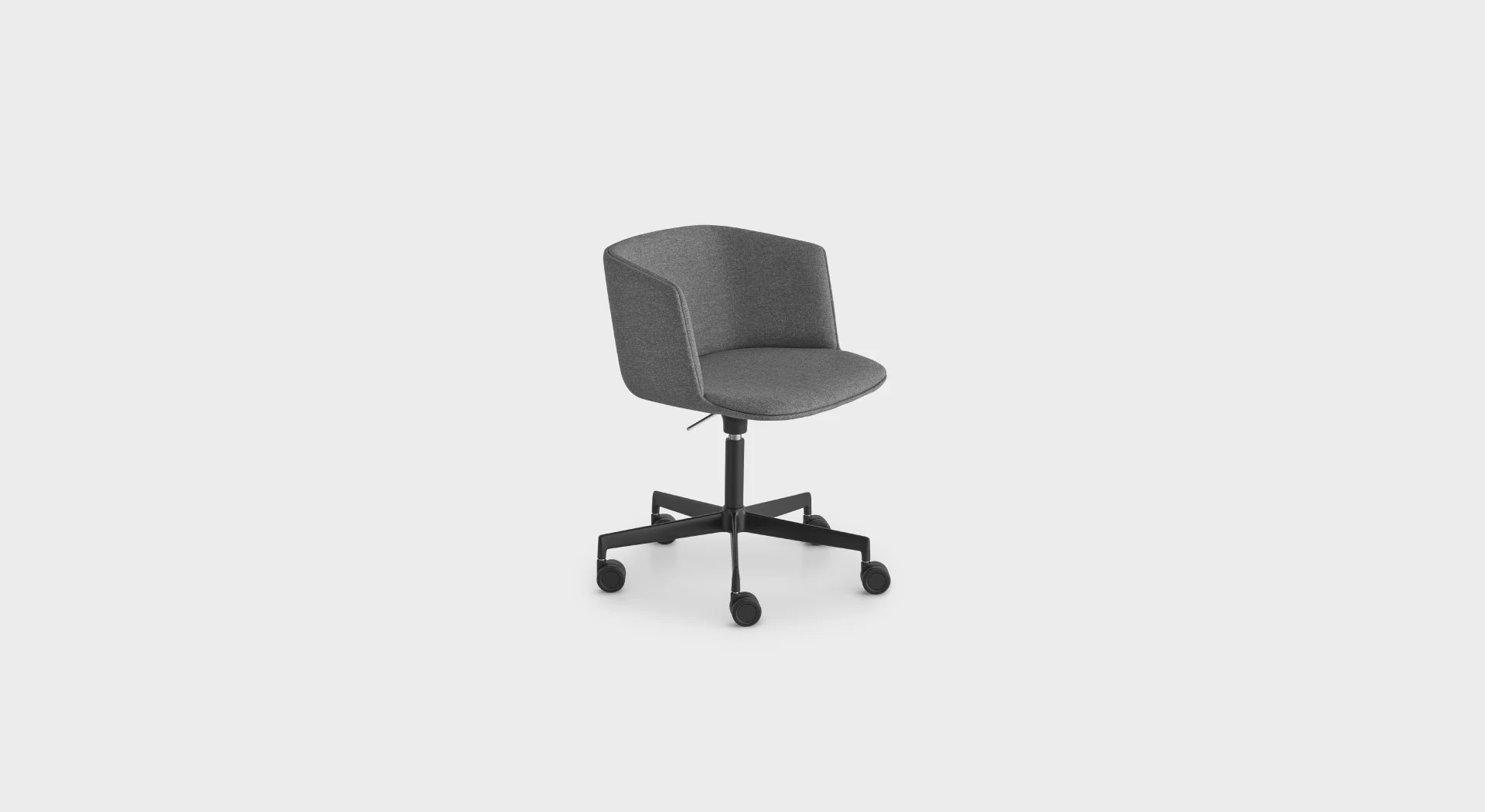 CUT S186-187 | Office chair: Height-adjustable, on castors - Lapalma