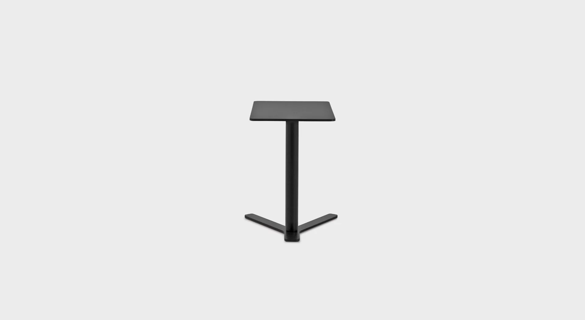 Yo Side Table Rectangle YO ET80_R: outdoor side table rectangular 55x35 H50 with Y base – Lapalma