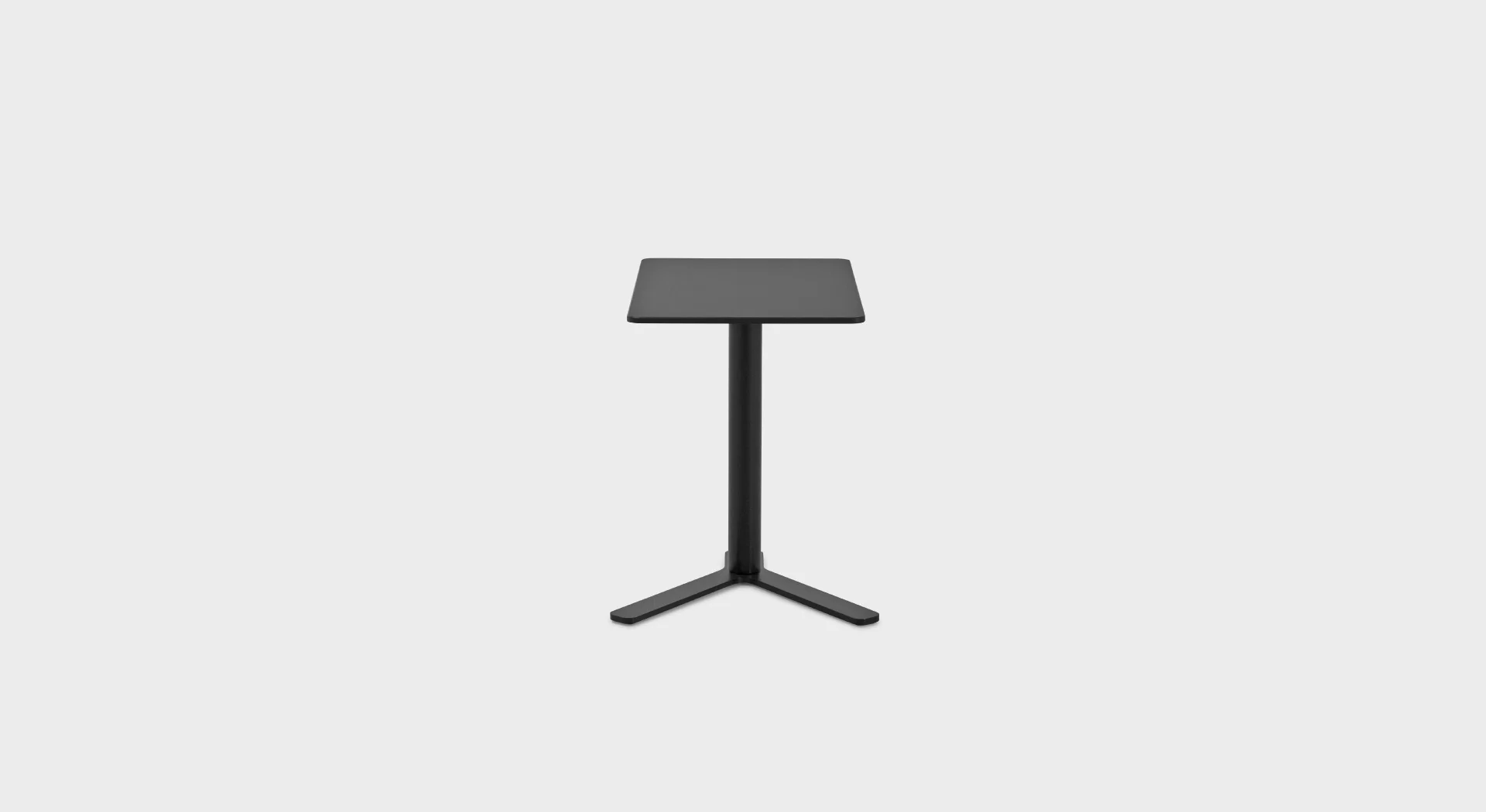 Yo Side Table Rectangle YO ET80_R: outdoor side table rectangular 55x35 H50 with Y base – Lapalma