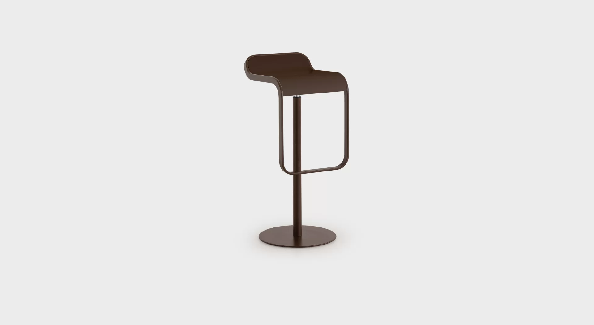 LEM S81 Fixed stool: Powder-coated frame H80 - Lapalma