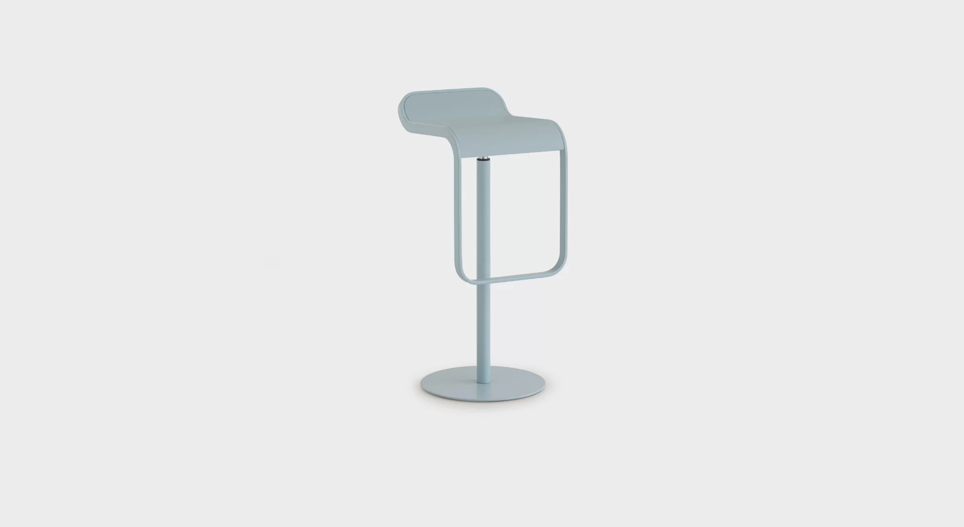 LEM S81 Fixed stool: Powder-coated frame H80 - Lapalma