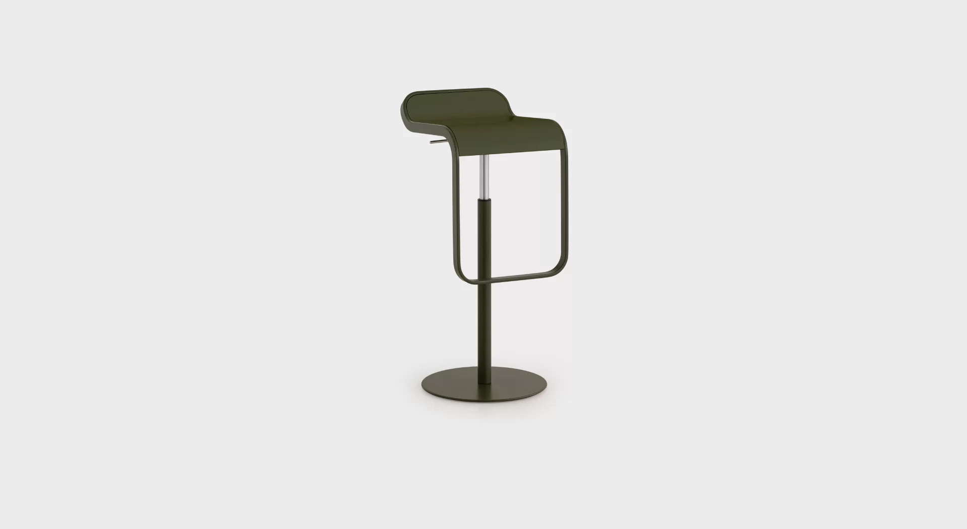 LEM S83 Self-adjusting stool: Chromed frame - Lapalma