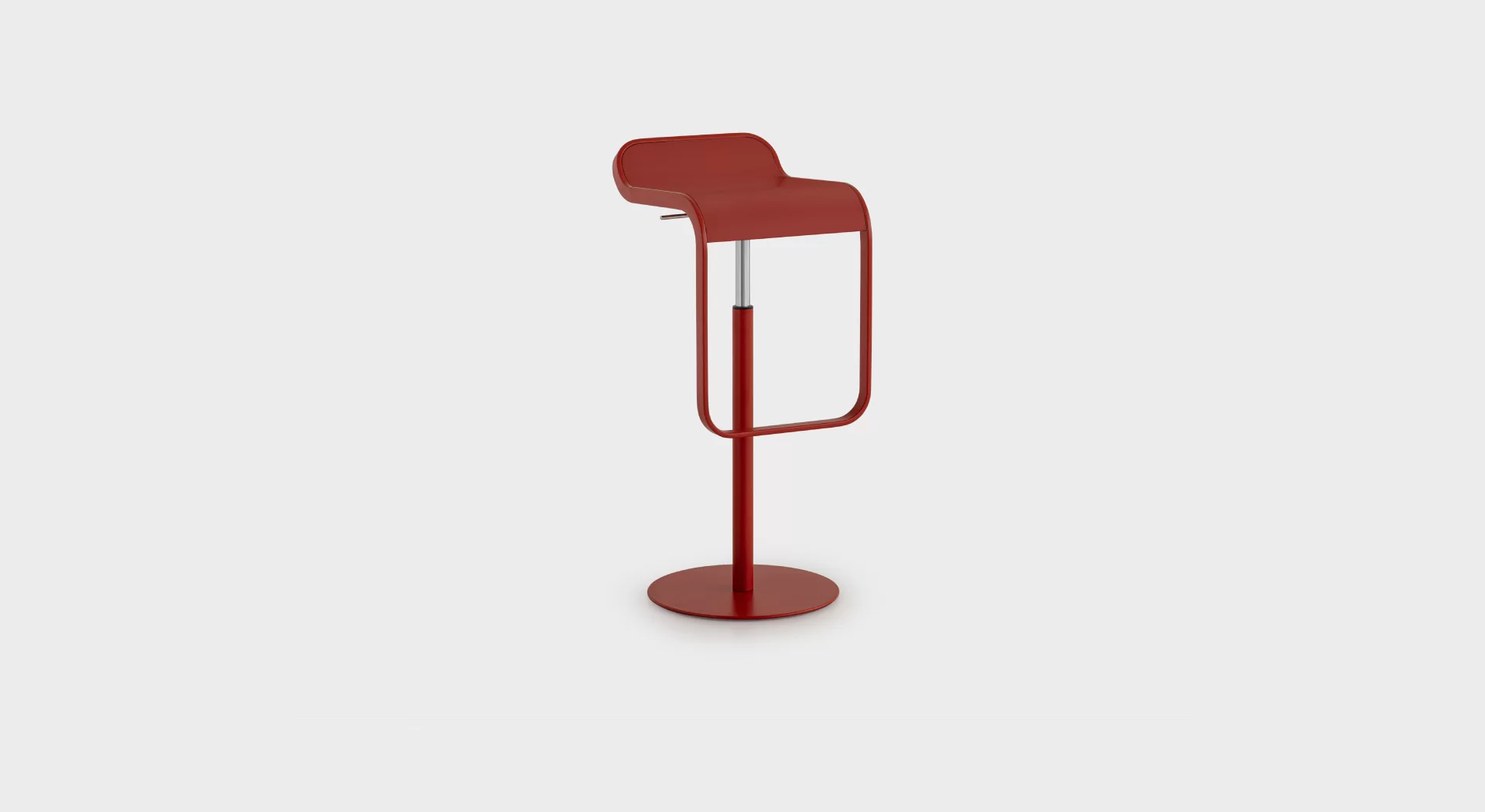 LEM S83 Self-adjusting stool: Chromed frame - Lapalma