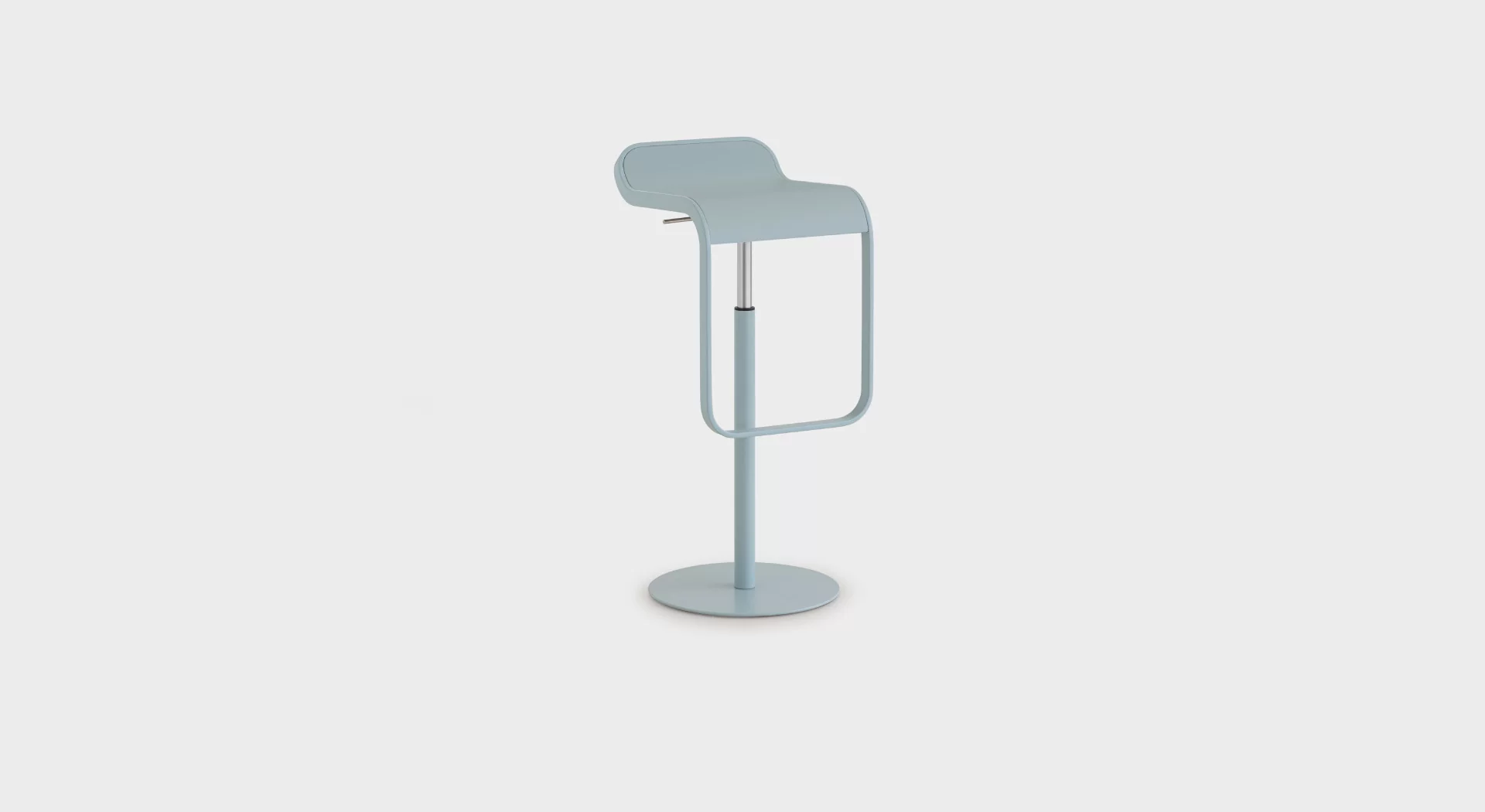 LEM S83 Self-adjusting stool: Chromed frame - Lapalma