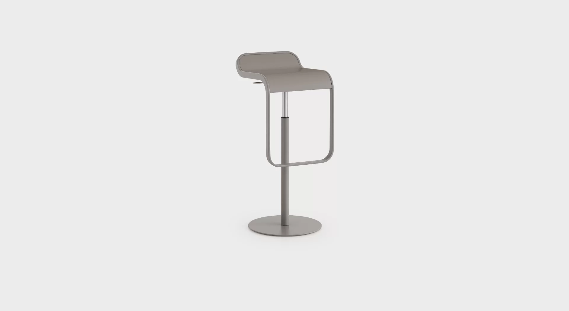 LEM S83 Self-adjusting stool: Chromed frame - Lapalma