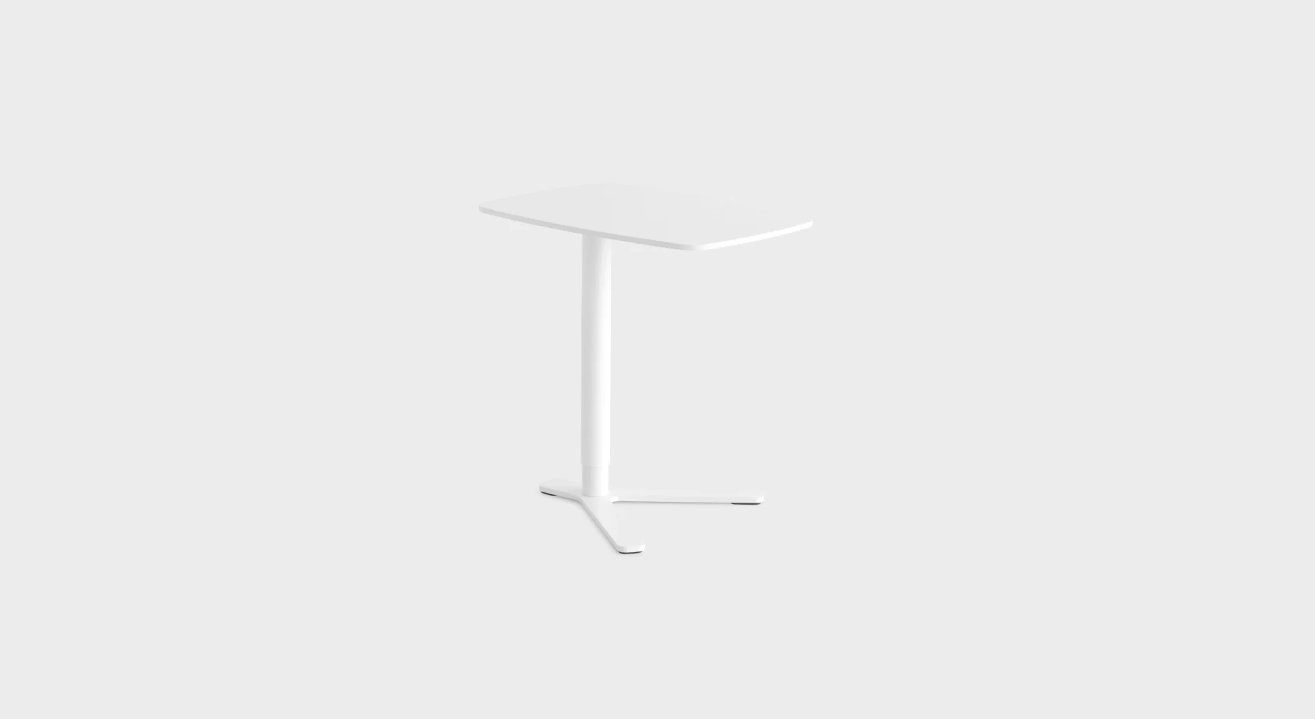 Yo Side Table Rectangle YO T80E | Rounded-corner rectangular side table: Height-adjustable ...