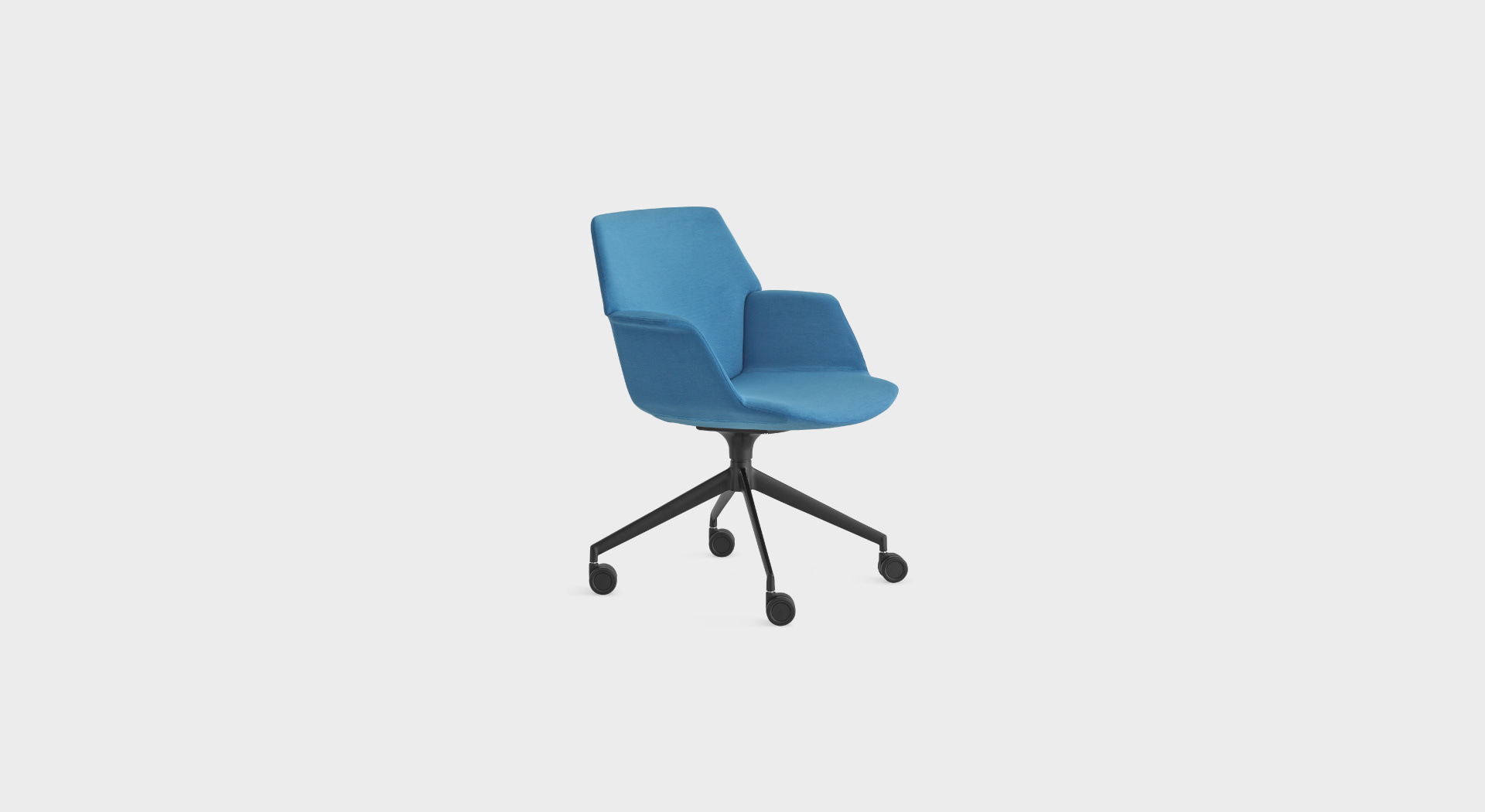 Uno S232 Office Chair 4 Spoke Base On Castors Lapalma