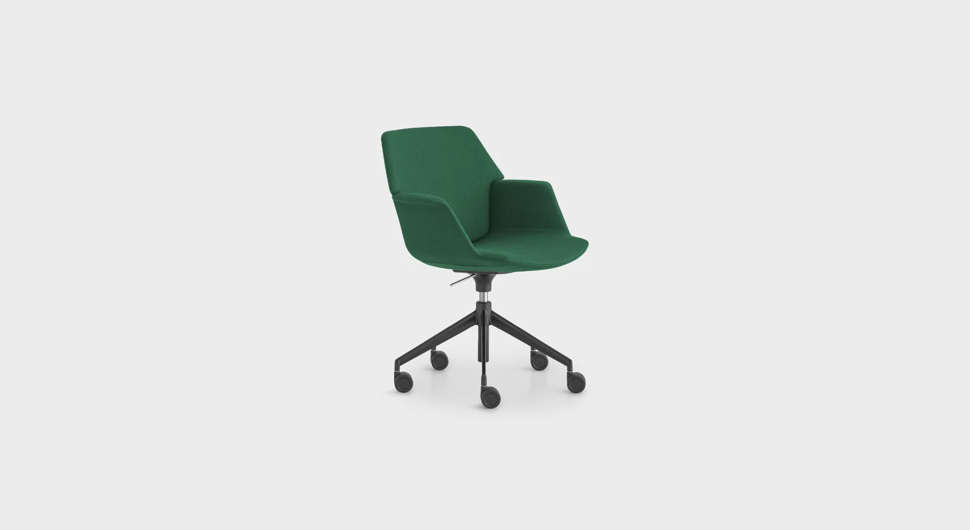 UNO S231 | Office chair: Height-adjustable, pyramidal base - Lapalma